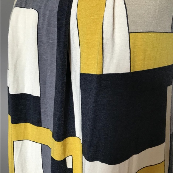 60s mod style geometric print mini dress - Picture 7 of 7